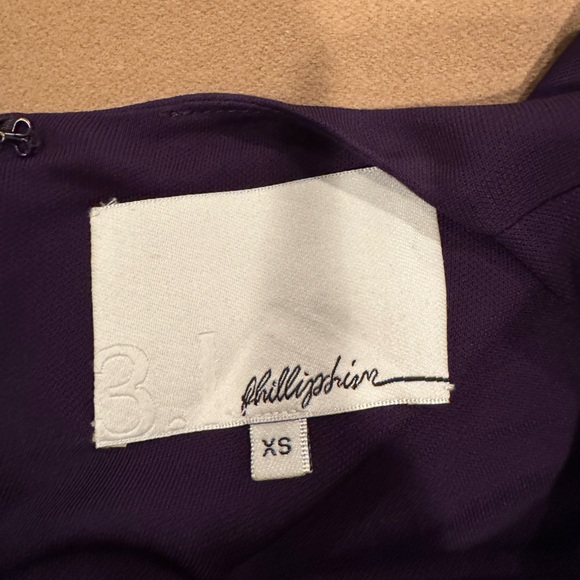 3.1 Phillip Lim Purple Draped Jersey Knit Dress - Size X-Small - Picture 10 of 15